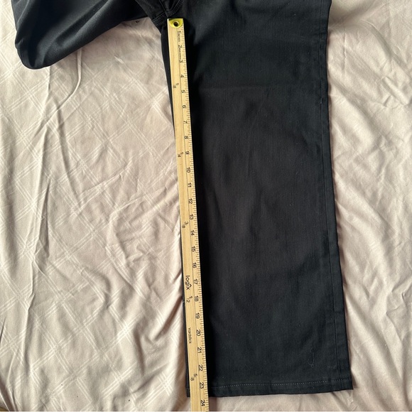 J. Crew Black Wide-Leg Crop Jeans 25 - Picture 5 of 10